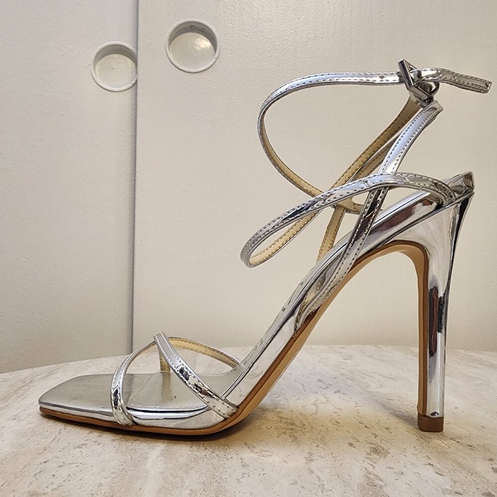 Calvin Klein Womens Tegin Str Silver 7.5M - A006 - Picture 3 of 11